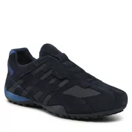 Półbuty męskie - Sneakersy Geox Uomo Snake U4207L 022EK C4226 Navy/Royal - miniaturka - grafika 1