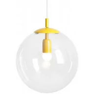 Lampy sufitowe - Minimalistyczna lampa wisząca Globe 562G14 ball żółta - miniaturka - grafika 1