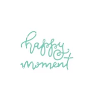 Scrapbooking - ZESTAW WYKROJNIKÓW DP CRAFT NAPIS - HAPPY MOMENT 2 SZT. - miniaturka - grafika 1