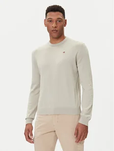 Napapijri Sweter Droz NP0A4I2G Szary Regular Fit - Swetry męskie - miniaturka - grafika 1