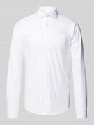 Koszule męskie - Koszula biznesowa o kroju super slim fit z kołnierzykiem typu cutaway - miniaturka - grafika 1