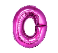 Balony i akcesoria - GoDan Balon foliowy litera O, 14", różowy FG-L35RO - miniaturka - grafika 1
