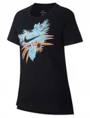 Bluzki damskie - NIKE BLUZKA DZIECIĘCA KOSZULKA BAWEŁNIANA - miniaturka - grafika 1