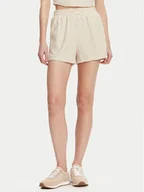 Spodenki damskie - Guess Szorty sportowe V5GD16 KCT02 Beżowy Regular Fit - miniaturka - grafika 1