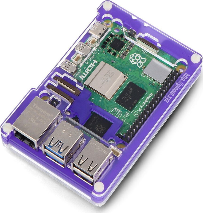 PiMoroni Pibow Coupe 5 - obudowa do Raspberry Pi 5 - Royale - PiMoroni PIM679}