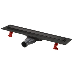 Odpływ liniowy VENISIO SLIM 500 mm czarny WIRQUIN - Odpływy liniowe - miniaturka - grafika 1