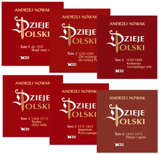 Pakiet Dzieje Polski. Tomy 1-6 - Andrzej Nowak - książka - Historia Polski - miniaturka - grafika 1