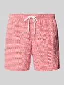 Kąpielówki męskie - Spodenki kąpielowe z elastycznym pasem - miniaturka - grafika 1