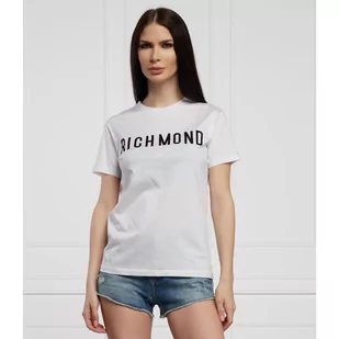John Richmond T-shirt Adrianne | Regular Fit - Koszulki i topy damskie - miniaturka - grafika 1