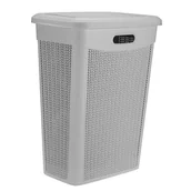 Kosze na bieliznę - Kosz na bieliznę 43 l WILLOW szary jasny - miniaturka - grafika 1