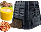 Kompostowniki - KOMPOSTOWNIK EKOLOGICZNY Z SIATKĄ NA KRETY XXL - miniaturka - grafika 1