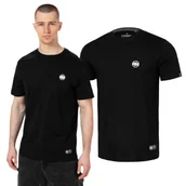 Odzież taktyczna i umundurowanie - Koszulka Pit Bull Middle Weight 170 Basic Small Logo '24 - Czarna XL - miniaturka - grafika 1