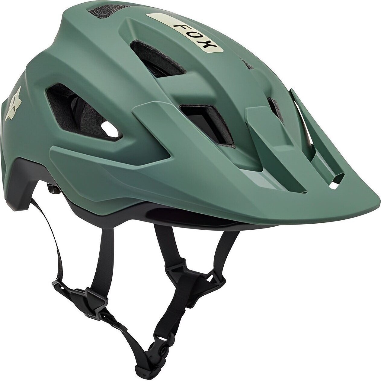 FOX Speedframe Hunter Green L Kask rowerowy
