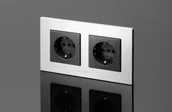 Listwy zasilające - GigaWatt G-044 Schuko Duplex gniazdo podtynkowe - miniaturka - grafika 1