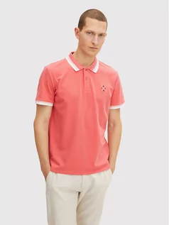 Koszulki męskie - Tom Tailor Polo 1031604 Pomarańczowy Regular Fit - grafika 1