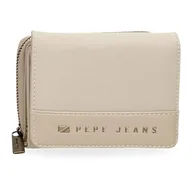 Portfele - Pepe Jeans Morgan Portfel z portmonetką Beżowy 10x8x3 cms Poliester i PU by Joumma Bags, Beis, Talla única, Portfel z portfelem - miniaturka - grafika 1