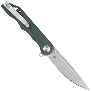 Nóż składany Kubey Knife Mizo Green G10, Bead Blast AUS-10 by Tiguass (KU312F) - Noże - miniaturka - grafika 3