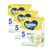 Mleko modyfikowane - Bebiko Junior 5 Odżywcza formuła na bazie mleka dla przedszkolaka 3x600 g - miniaturka - grafika 1