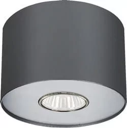 Nowodvorski POINT GRAPHITE SILVER / GRAPHITE WHITE S 6006 Oprawa natynkowa - Lampy sufitowe - miniaturka - grafika 1
