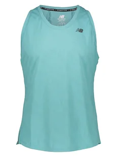 New Balance Top "Speed" w kolorze turkusowym do biegania - Koszulki sportowe damskie - miniaturka - grafika 1