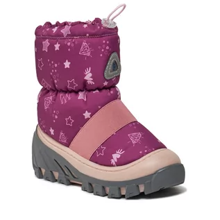 Buty dla dziewczynek - Śniegowce Bartek 14465021 Róż - grafika 1