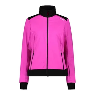 CMP - Damska kurtka z kapturem na stałe, sparowana kurtka softshell 52 - Kurtki damskie - miniaturka - grafika 1