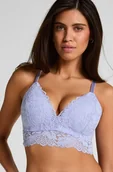 Biustonosze - Hunkemöller Usztywniony biustonosz bez fiszbin Andrea Fioletowy - miniaturka - grafika 1