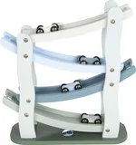 Samochody i pojazdy dla dzieci - Small Foot Drewniana zjeżdżalnia z pojazdami - miniaturka - grafika 1