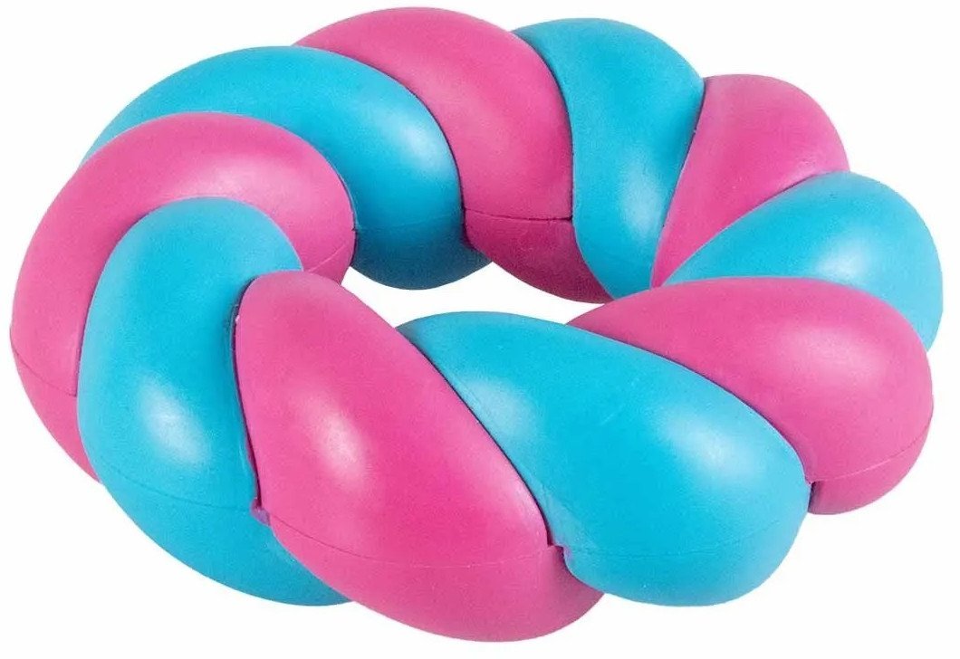 COOCKOO ZABAWKA DLA PSA GUMOWA MALLOW RING 11x11x4cm