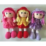 Figurki dla dzieci - Lalka Miękka Sukienka W Kwiatk - miniaturka - grafika 1