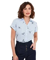 Bluzki damskie - Joe Browns Damska bluzka letnia Fly with Me zapinana na guziki, wielokolorowa, 6, multi, 32 - miniaturka - grafika 1