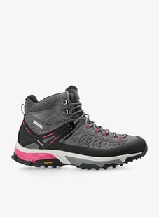 Buty turystyczne damskie Meindl Top Trail Mid Gtx - grey/magenta - Buty zimowe męskie - miniaturka - grafika 1