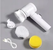 Akcesoria i części AGD - Akumulatorowa bezprzewodowa elektryczna szczotka do czyszczenia 5W1 - miniaturka - grafika 1