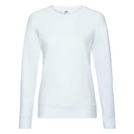Bluzy damskie - Bluza damska z lekkiego materiału Lightweight Fruit of the Loom - Biały S - miniaturka - grafika 1