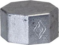 Łączniki, trójniki, kształtki - Zaślepka sześciokątna 1/2" ocynk T1, NR43, NR 300 - miniaturka - grafika 1