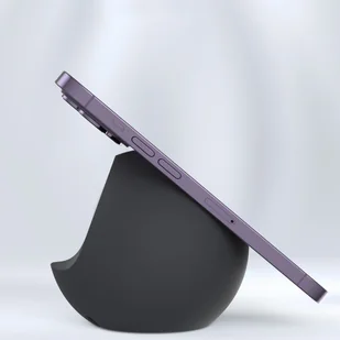 Uchwyt na ładowarkę indukcyjną MagSafe do iPhone i ładowarkę do Apple Watch podstawka stojak na telefon Choetech czarny - Uchwyty samochodowe do telefonów - miniaturka - grafika 7