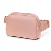 Nerki - PUCCINI Nerka Biodrowa Saszetka Torebka Biodrówka Różowa TM254-3C - miniaturka - grafika 1