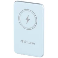 Powerbanki - Verbatim Powerbank indukcyjny `n` Go 15W5000mAh Wireless Magnetic niebieski/blue 32242 - miniaturka - grafika 1