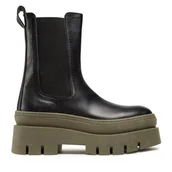 Botki damskie - Sztyblety Badura 8118-04 Czarny - miniaturka - grafika 1