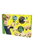 Zabawki kreatywne - SES Drewniany zestaw stolarski - 5+ - miniaturka - grafika 1