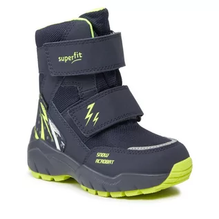 Buty dla chłopców - Śniegowce Superfit GORE-TEX 1-009167-8010 M Blue/Yellow - grafika 1