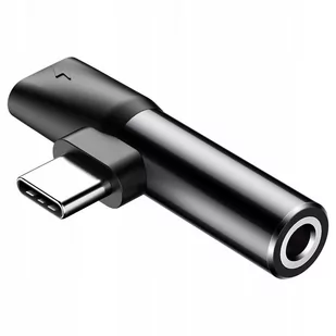 Baseus Adapter Baseus USB-C do Mini Jack 3.5mm i USB-C CATL41-01 - Adaptery i przejściówki - miniaturka - grafika 2
