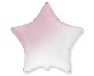 Flexmetal Balon foliowy Gwiazda Gradient Różowo - Biały 46 cm 301500BGRS - Wieczór panieński i kawalerski - miniaturka - grafika 1