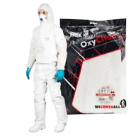 Odzież robocza - Kombinezon ochronny malarski biały S OxyChem C110 typ 5 6 - miniaturka - grafika 1