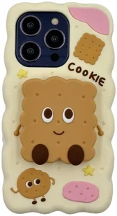 ETUI CASE 3D COOKIE Z PODSTAWKĄ IPHONE 16 standard - Etui i futerały do telefonów - miniaturka - grafika 1