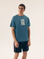 Piżamy damskie - Piżama męska Sun Henderson niebieski, granatowy XL - miniaturka - grafika 1