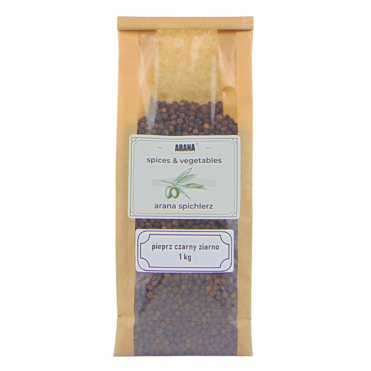PIEPRZ CZARNY ZIARNISTY NATURALNY DOSKONAŁA JAKOŚĆ 1KG