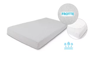 Prześcieradło 70x140 nieprzemakalne frotte jasnoszare Matex - Prześcieradła - miniaturka - grafika 1
