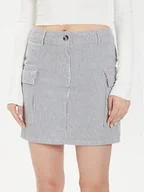 Spódnice - Gina Tricot Spódnica ołówkowa 21988 Granatowy Slim Fit - miniaturka - grafika 1