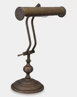 Lampy stojące - Lampa Gabinetowa Bankierska Mosiężna Vintage / Rzeźby z brązu - miniaturka - grafika 1